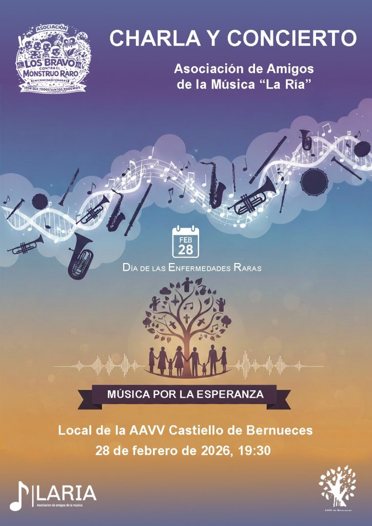 El 28 de febrero de 2026, Bernueces acoge “Música por la Esperanza”, una jornada solidaria por el Día de las Enfermedades Raras.